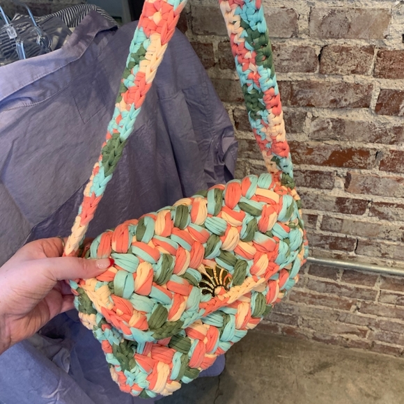 Nwt $595 Lele Sadoughi knitted bag